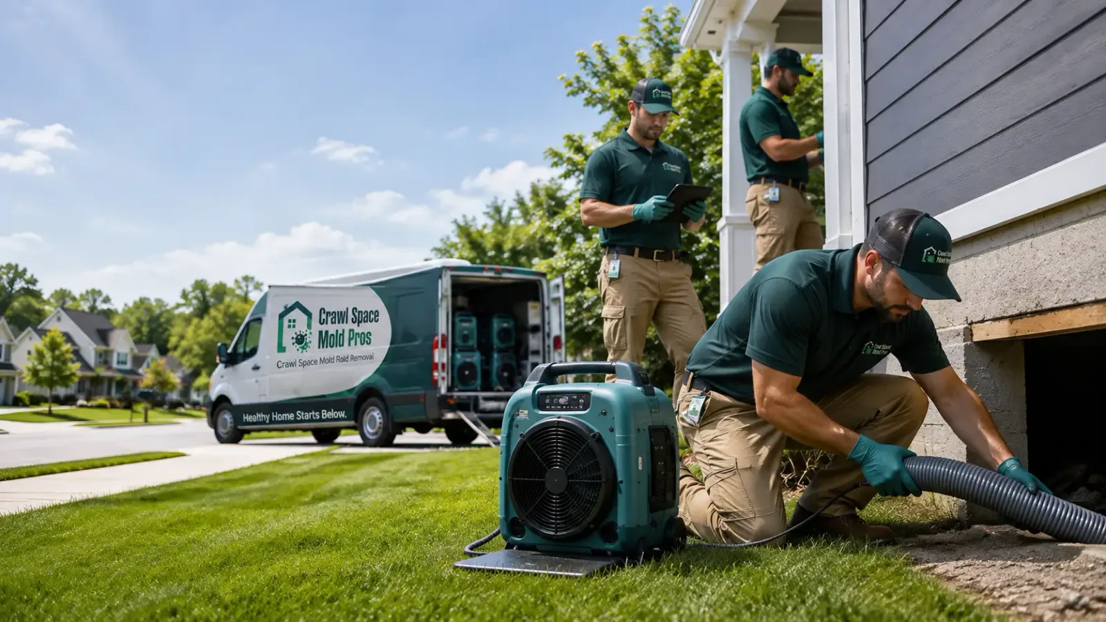Crawl Space Mold Removal in Trumbull, NE